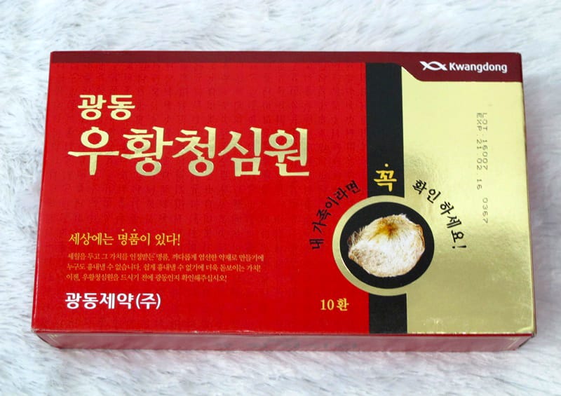 An cung đỏ tổ kén cụp - hàng nội địa Hàn Quốc 10 viên
